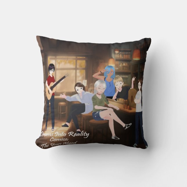 DreamsIntoRealityComics De bar Hoesje kunst Kussen (Voorkant)