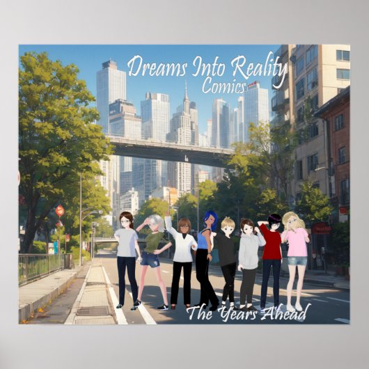 DreamsIntoRealityComics De jaren die voor ons ligg Poster (Voorkant)