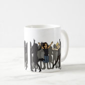 DreamsIntoRealityComics Het Dance Hoesje Kunst Koffiemok (Voorkant rechts)
