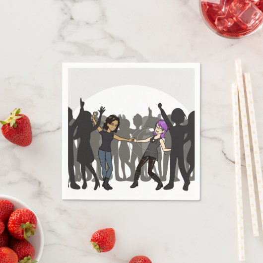 DreamsIntoRealityComics Het Dance Hoesje Kunst Servet (Insitu)