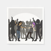 DreamsIntoRealityComics Het Dance Hoesje Kunst Servet (Voorkant)