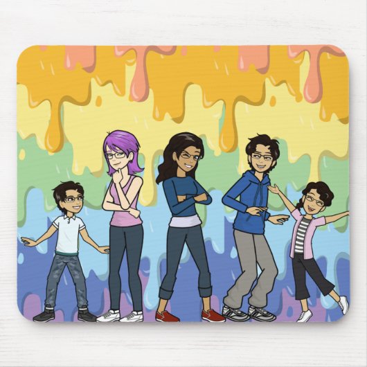 DreamsIntoRealityComics Het Fam Hoesje Kunst Muismat (Voorkant)