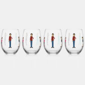 DreamsIntoRealityComics Het Fam Hoesje Kunst Wijnglas Zonder Voet (Voorkant)