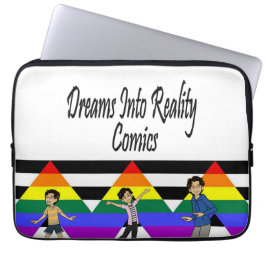 DreamsIntoRealityComics Het Kinder Hoesje Kunst Laptop Sleeve