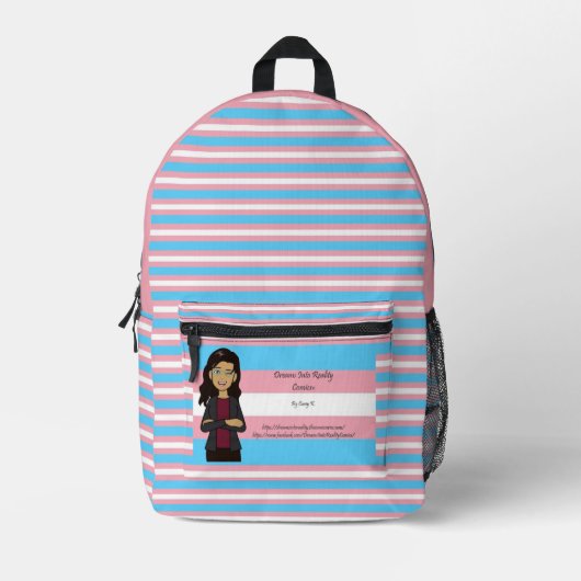 DreamsIntoRealityComics Hoesje Art Bedrukte Rugzak (Voorkant)