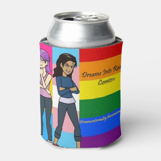 DreamsIntoRealityComics Just the 2 of Us Hoesje Ar Blikjeskoeler (Blikje Voorkant)