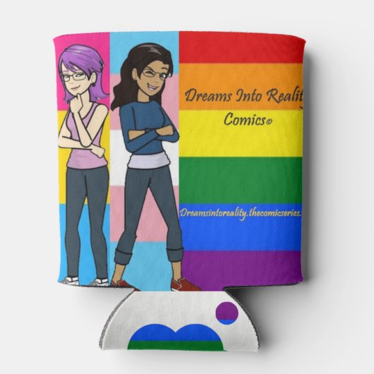 DreamsIntoRealityComics Just the 2 of Us Hoesje Ar Blikjeskoeler (Achterkant)