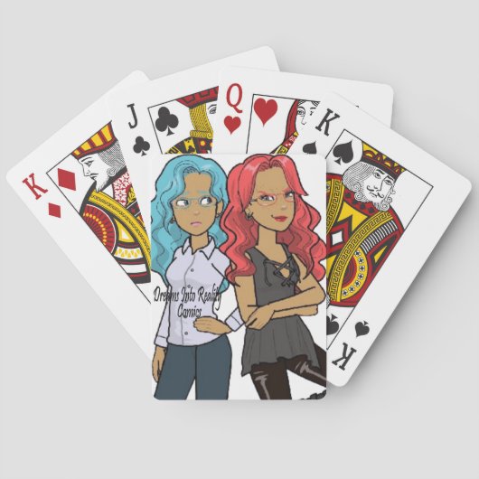 DreamsIntoRealityComics veranderen ego's Hoesje ku Pokerkaarten (Achterkant)