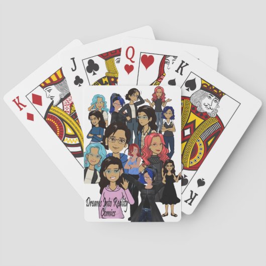 DreamsIntyoRealityComics Ashlyn Tempest Hoesje Art Pokerkaarten (Achterkant)
