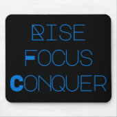 Dreamtech_Inc: Rise, Focus, Conquer Desk Mats Muismat (Voorkant)