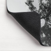 Dreamtech_Inc: Zwart-wit minimalistische Mousepad Muismat (Hoek)