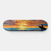 Dreamtime Surf - Limited Edition Aboriginal Dot Ar Persoonlijk Skateboard (Horizontaal)