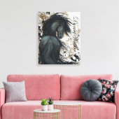 DreamWalker Canvas Art Paardenprint van Bihrle (Insitu (Woonkamer))