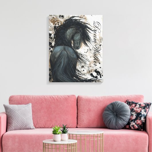 DreamWalker Canvas Art Paardenprint van Bihrle (Insitu (Woonkamer))