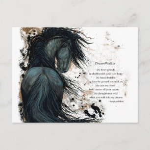 DreamWalker Horse Briefkaart door Bihrle