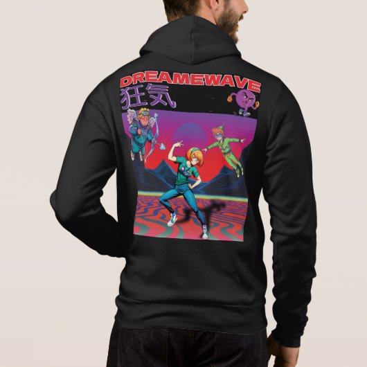 DREAMWAVE-狂気 HOODIE (Achterkant)