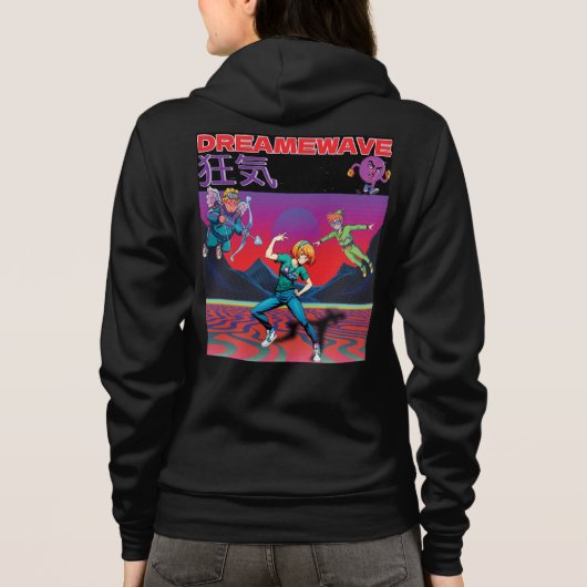 DREAMWAVE-狂気 HOODIE (Achterkant)