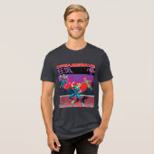 DREAMWAVE-狂気 Tri-Blend SHIRT (Voorkant volledig)