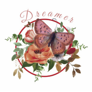Dreamweaver aangepaste floral magnet staand fotobeeldje 