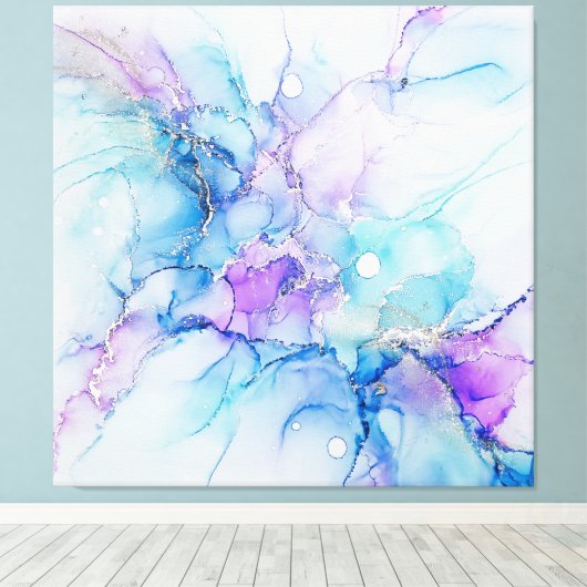 Dreamweaver Alcohol Ink Canvas Art (Insitu (Houten vloer))