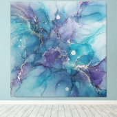 Dreamweaver Alcohol Ink Canvas Art (Insitu (Houten vloer))