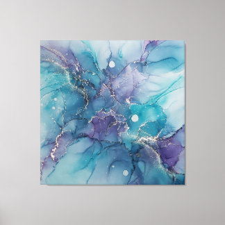 Dreamweaver Alcohol Ink Canvas Art Afdruk