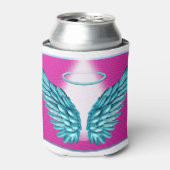 "Dreamweaver Angelic Wings and Halo" Blikjeskoeler (Blikje Voorkant)