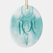 Dreamweaver Aqua Keramisch Ornament (Rechts)
