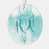 Dreamweaver Aqua Keramisch Ornament (Links)