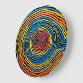 Dreamweaver Australian Aboriginal Design #2 Grote Klok (Hoek)