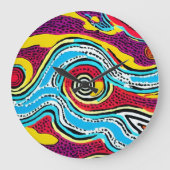 Dreamweaver Australian Aboriginal Design #4 Grote Klok (Voorkant)