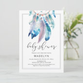 Dreamweaver Baby shower Boho Gender Neutral Kaart (Staand voorkant)