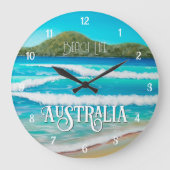 Dreamweaver Beach Blue Waves die Australië Groot s Grote Klok (Voorkant)