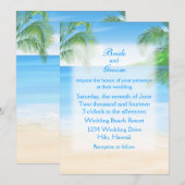Dreamweaver Beach Wedding Kaart (Voorkant / Achterkant)
