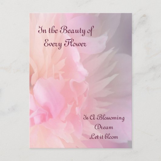 Dreamweaver Blooming Floral Poster Briefkaart (Voorkant)