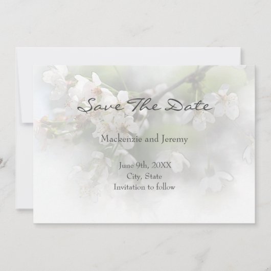Dreamweaver Blossom 2 sparen de Datum Save The Date (Voorkant)