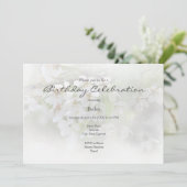 Dreamweaver Blossom Invitation Kaart (Staand voorkant)