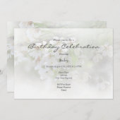 Dreamweaver Blossom Invitation Kaart (Voorkant / Achterkant)