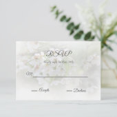 Dreamweaver Blossom RSVP-kaart RSVP Kaartje (Staand voorkant)