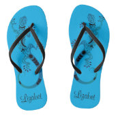 Dreamweaver Blue Gecko  Teenslippers (Voetbed)