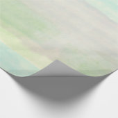Dreamweaver Blue Green Waterverf Cadeaupapier (Hoek)