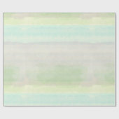 Dreamweaver Blue Green Waterverf Cadeaupapier (Vlak)