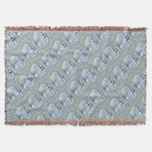 Dreamweaver Blue Medallion Deken (Voorkant)
