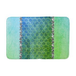 Dreamweaver Blue Mermaid Diamond Bling Badmat