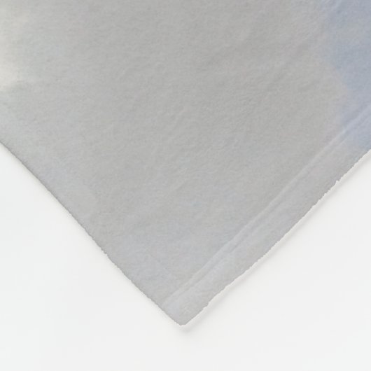 Dreamweaver Blue Sky met Puffy White Clouds Fleece Deken (Hoek)