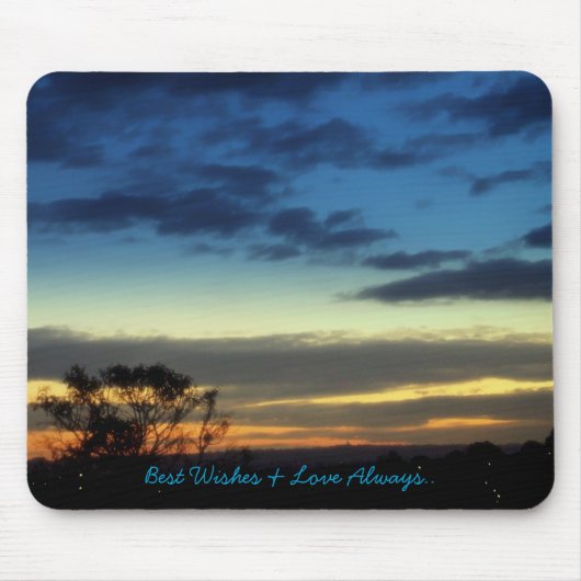 Dreamweaver Blue Sky Mousepad Muismat (Voorkant)