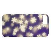 Dreamweaver Blue Snowflake Bokeh Lights Case-Mate iPhone Case (Achterkant (Horizontaal))
