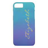 Dreamweaver Blues Abstract Design Personalized Case-Mate iPhone Case (Achterkant)