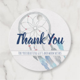 Dreamweaver Boho Baby shower Dank u wel Bedankjes Labels