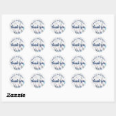 Dreamweaver Boho Baby shower Dank u wel Ronde Sticker (Vel)
